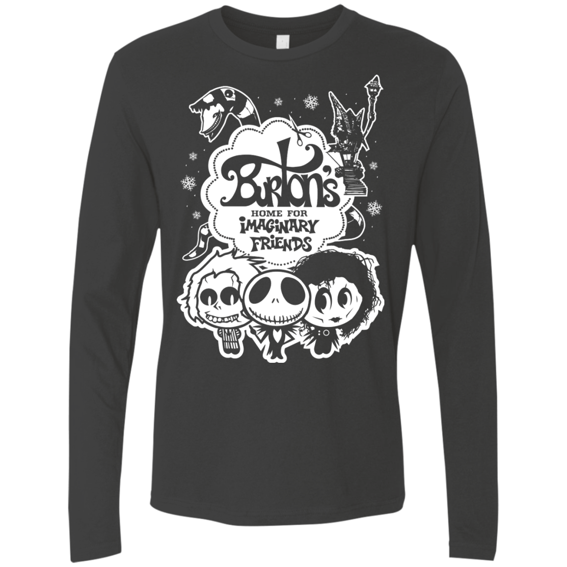 T-Shirts Heavy Metal / Small Burtons Imaginary Friends Men's Premium Long Sleeve