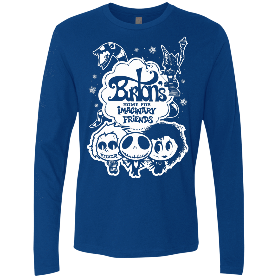 T-Shirts Royal / Small Burtons Imaginary Friends Men's Premium Long Sleeve