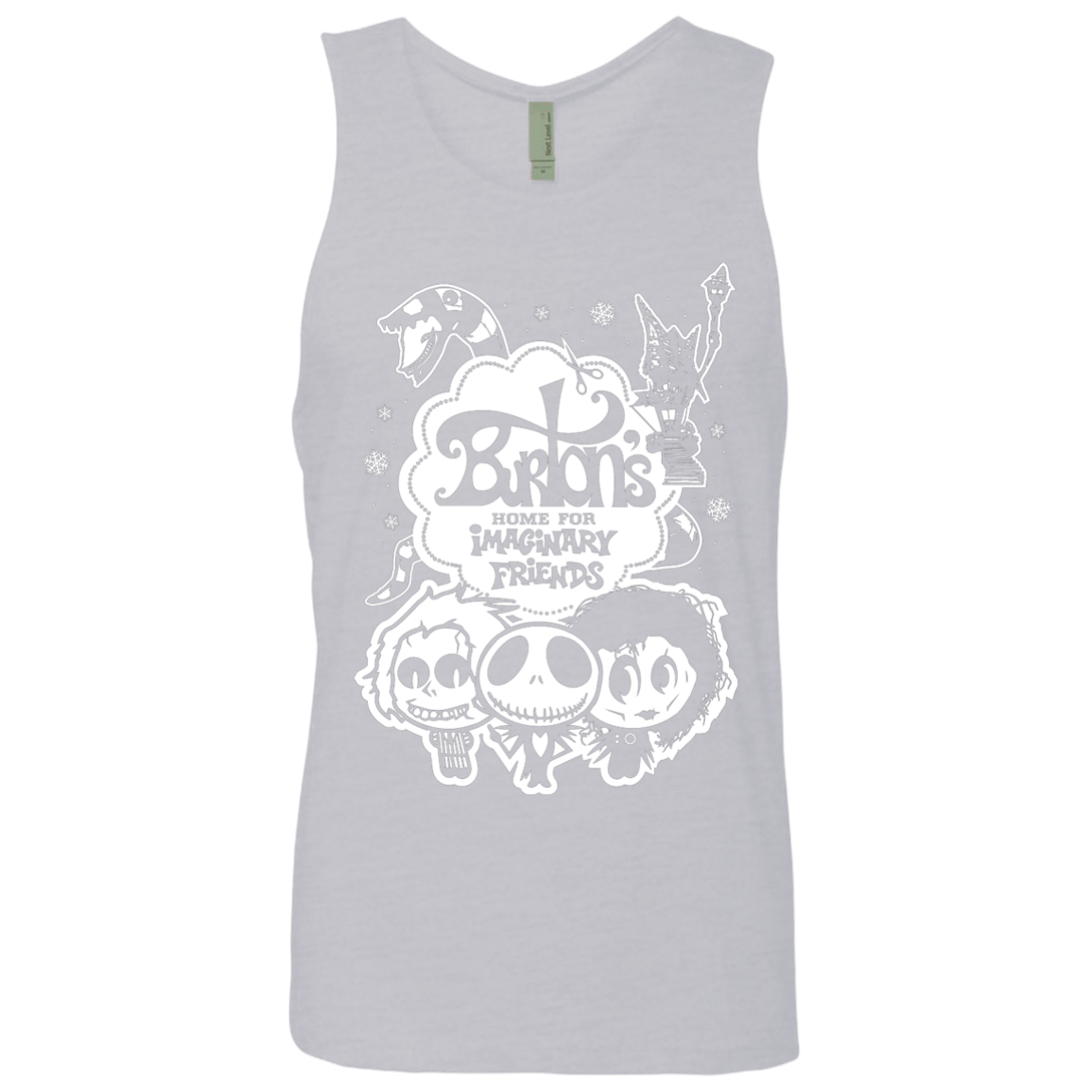 T-Shirts Heather Grey / Small Burtons Imaginary Friends Men's Premium Tank Top