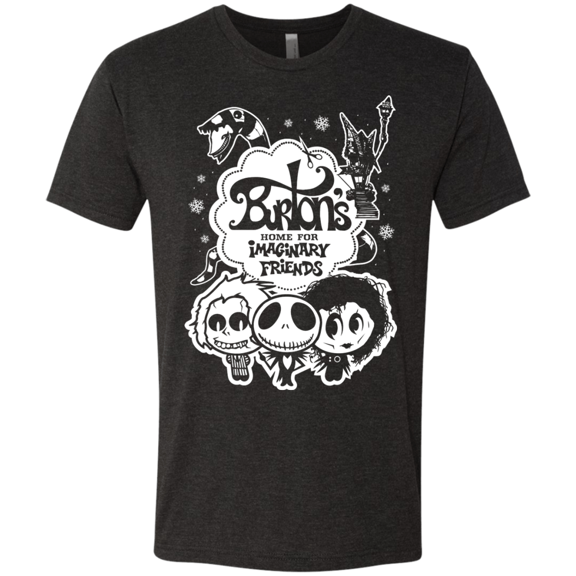 T-Shirts Vintage Black / Small Burtons Imaginary Friends Men's Triblend T-Shirt