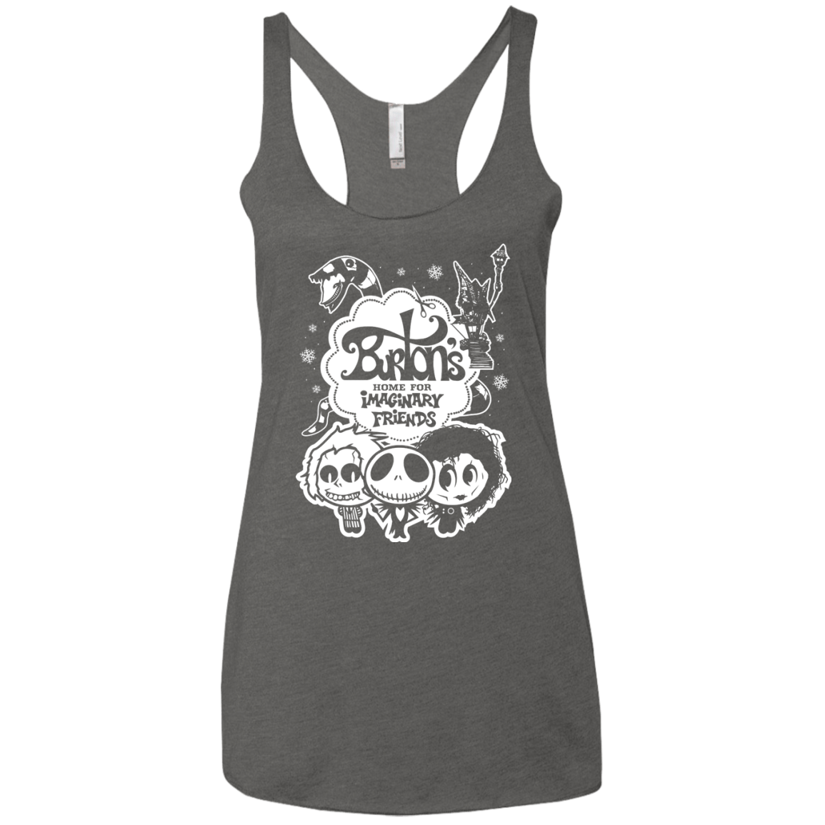 T-Shirts Premium Heather / X-Small Burtons Imaginary Friends Women's Triblend Racerback Tank