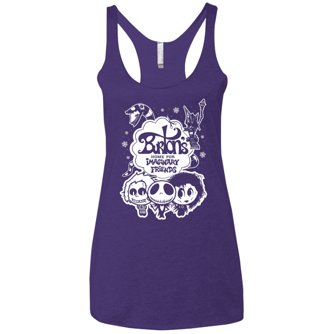 T-Shirts Purple / X-Small Burtons Imaginary Friends Women's Triblend Racerback Tank
