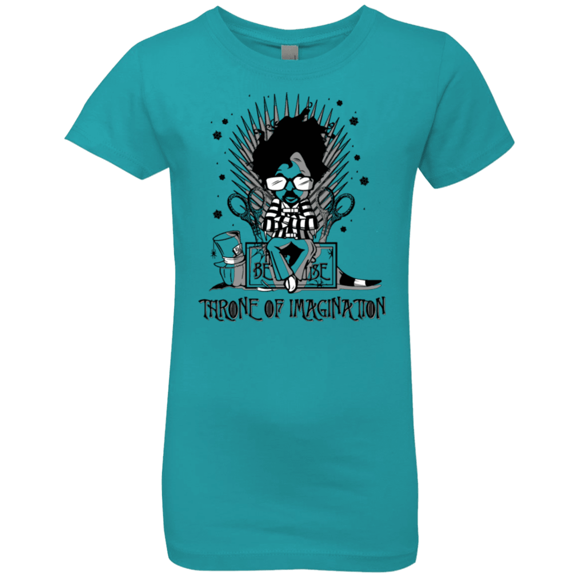 T-Shirts Tahiti Blue / YXS Burtons Iron Throne Girls Premium T-Shirt