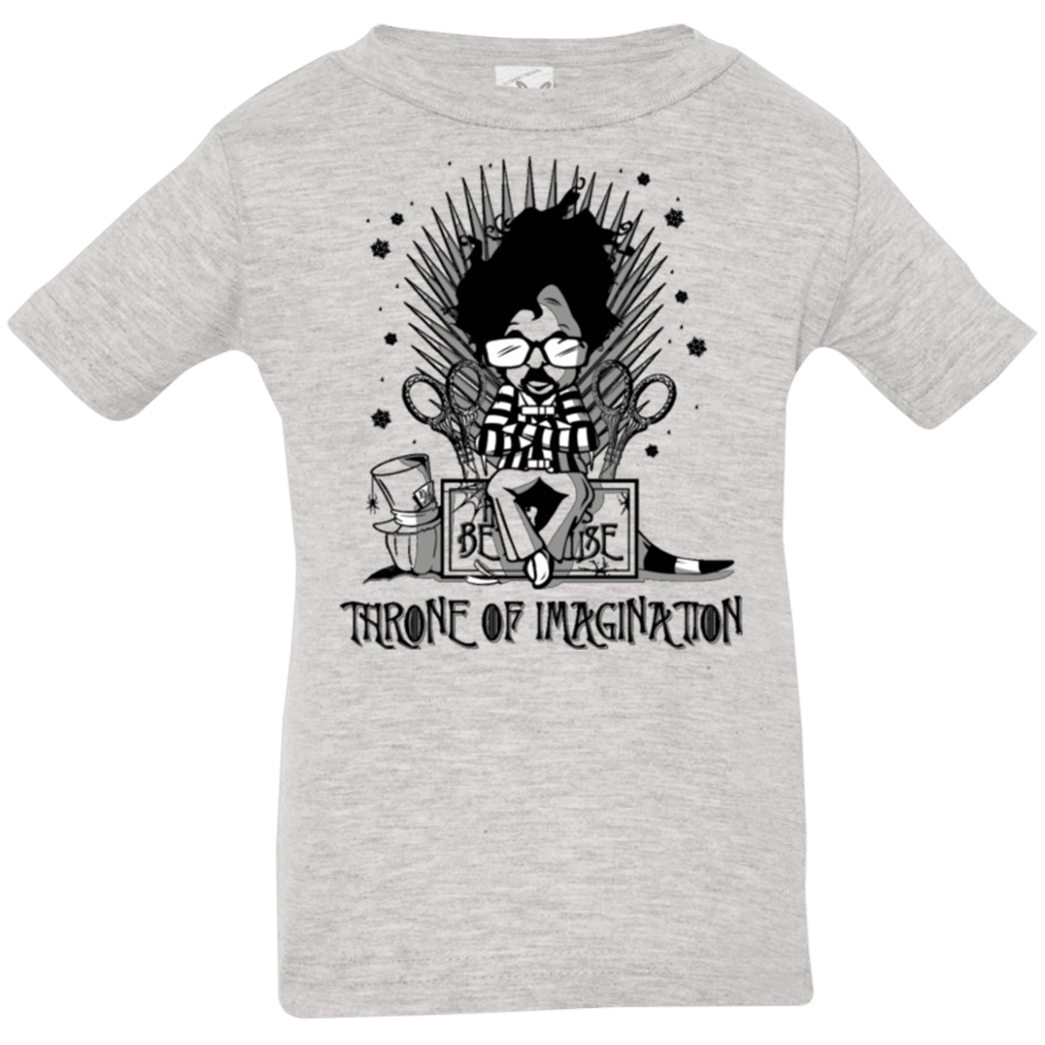 T-Shirts Heather / 6 Months Burtons Iron Throne Infant Premium T-Shirt