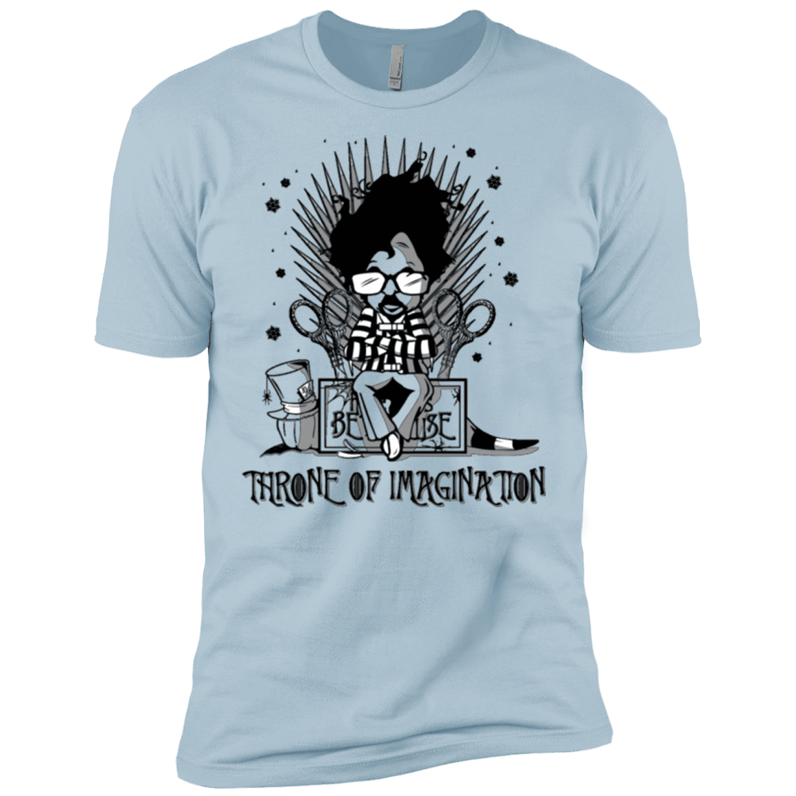 T-Shirts Light Blue / X-Small Burtons Iron Throne Men's Premium T-Shirt