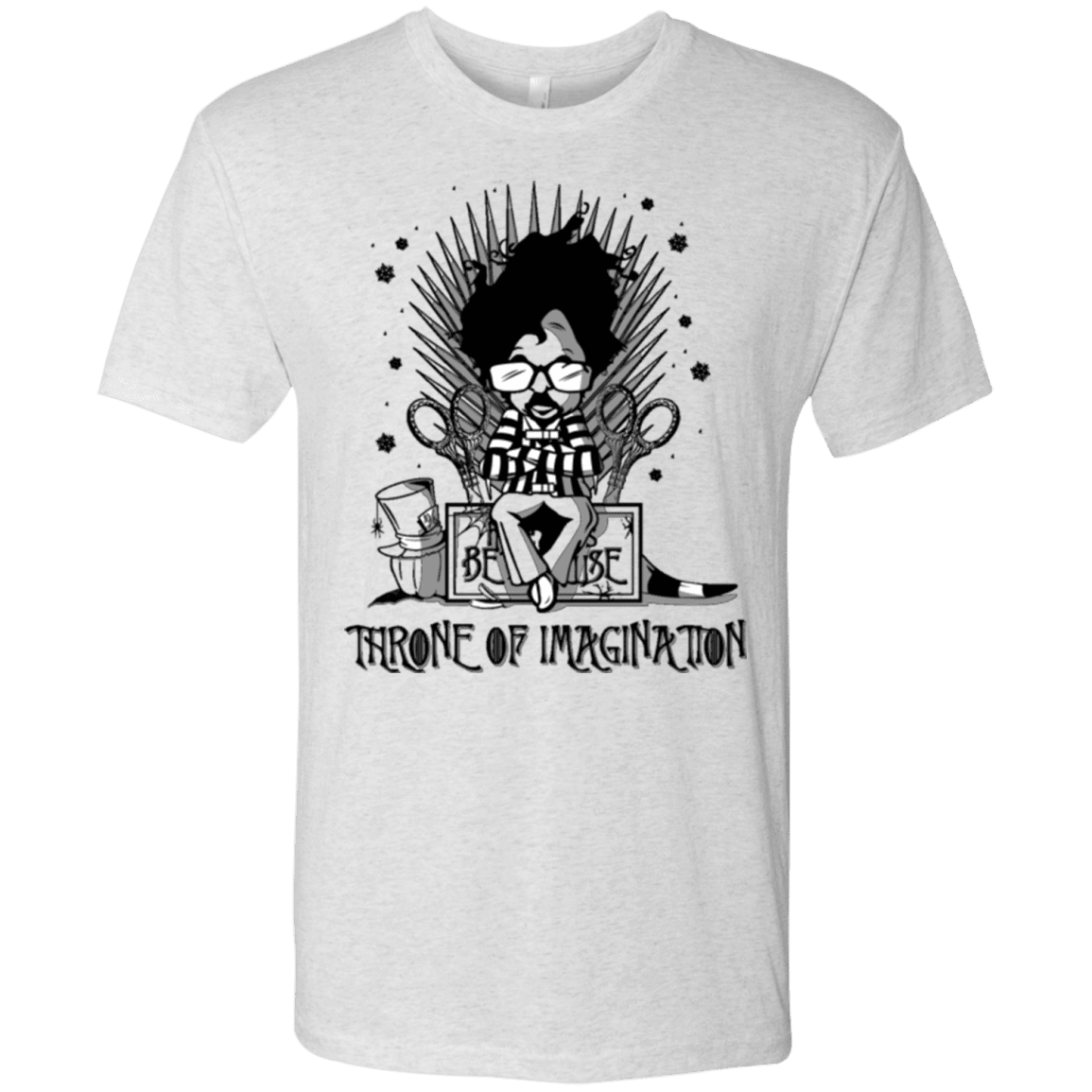 T-Shirts Heather White / Small Burtons Iron Throne Men's Triblend T-Shirt