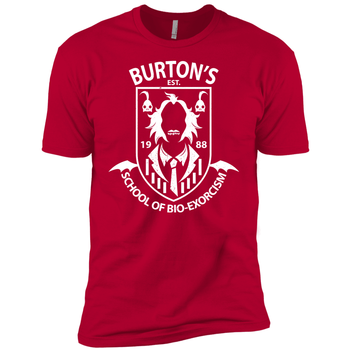 T-Shirts Red / YXS Burtons School of Bio Exorcism Boys Premium T-Shirt