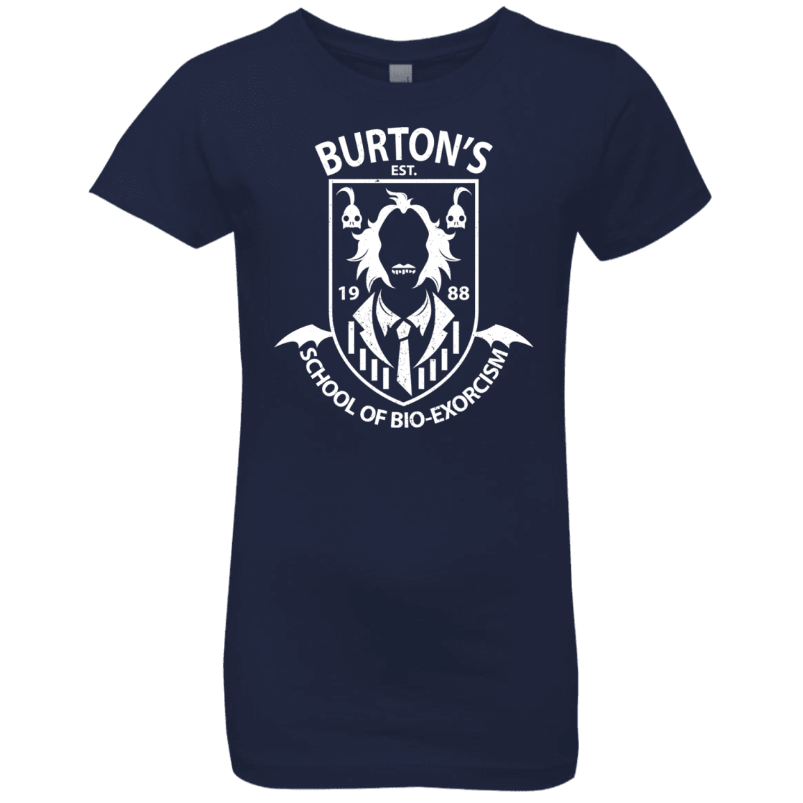 T-Shirts Midnight Navy / YXS Burtons School of Bio Exorcism Girls Premium T-Shirt