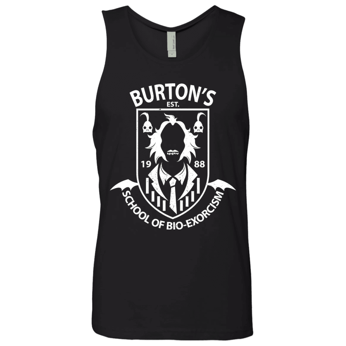 T-Shirts Black / Small Burtons School of Bio Exorcism Men's Premium Tank Top