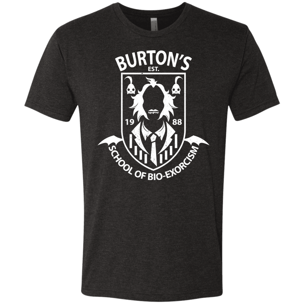 T-Shirts Vintage Black / Small Burtons School of Bio Exorcism Men's Triblend T-Shirt