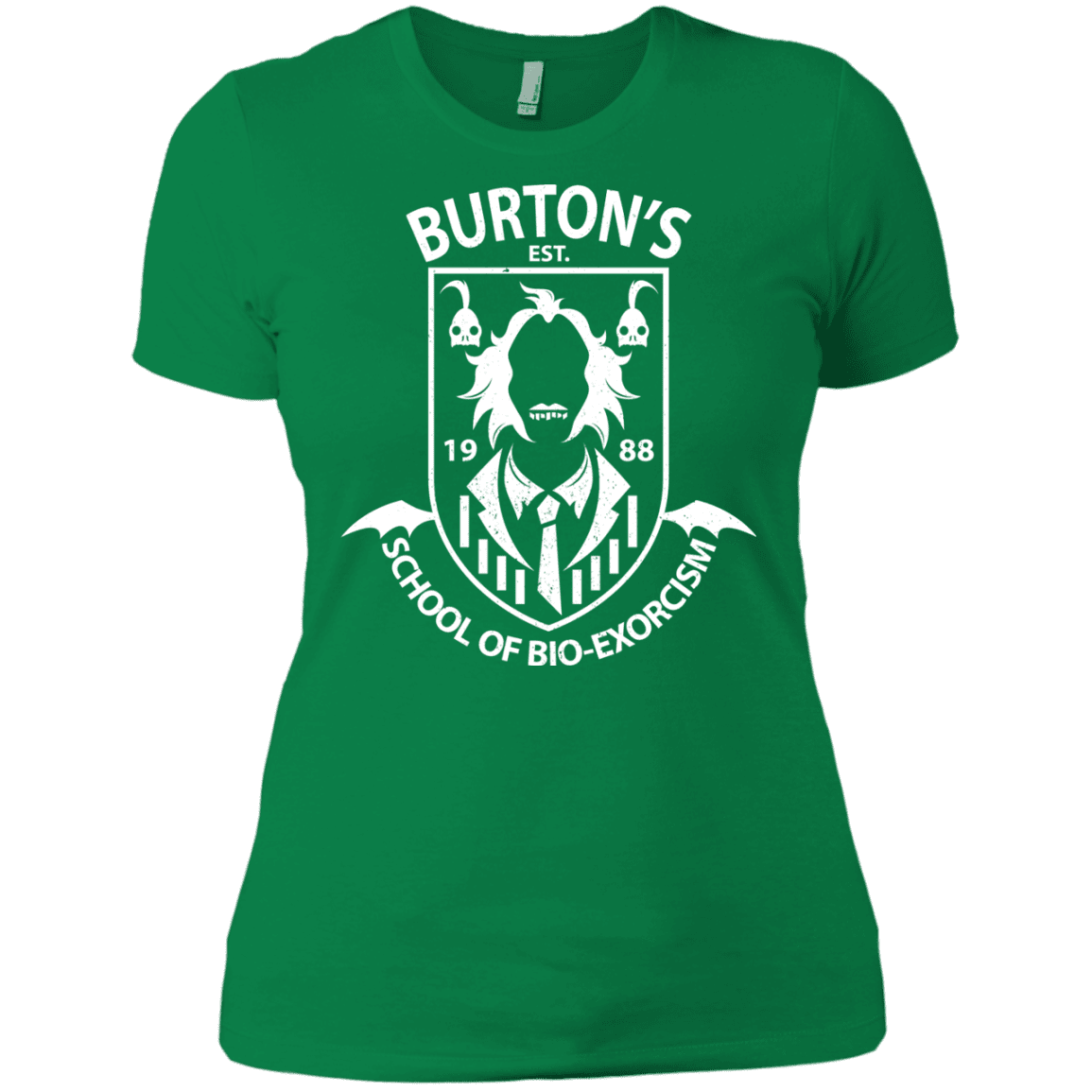 T-Shirts Kelly Green / X-Small Burtons School of Bio Exorcism Women's Premium T-Shirt