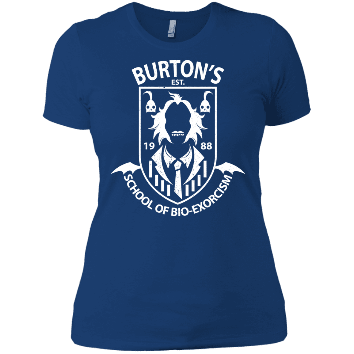 T-Shirts Royal / X-Small Burtons School of Bio Exorcism Women's Premium T-Shirt