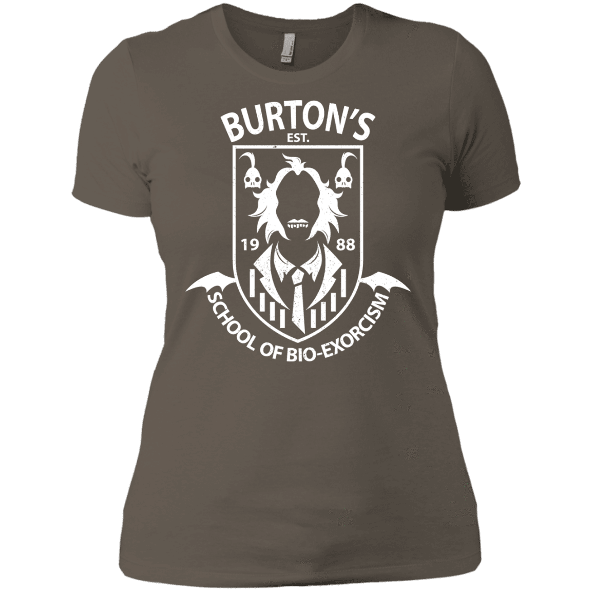 T-Shirts Warm Grey / X-Small Burtons School of Bio Exorcism Women's Premium T-Shirt