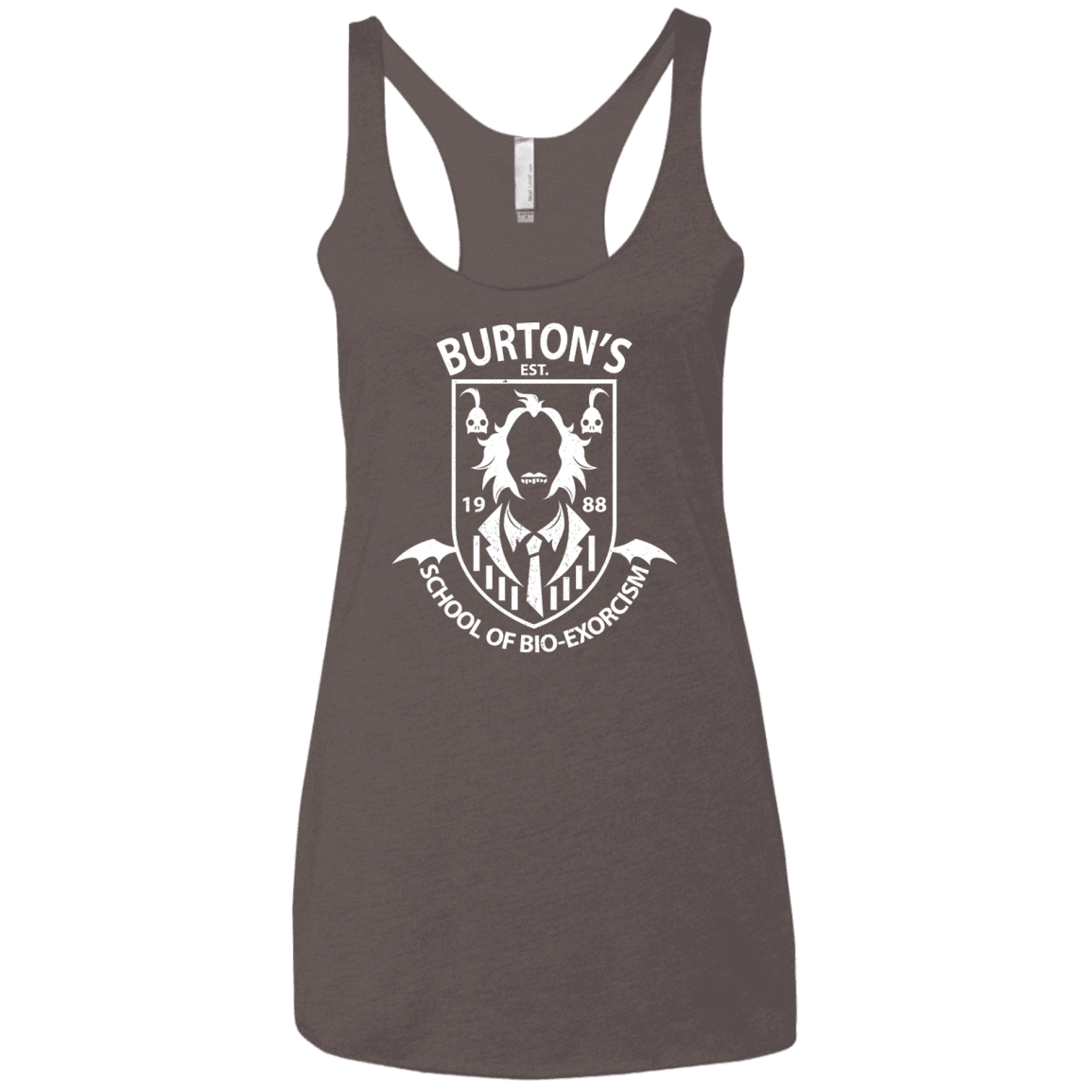 T-Shirts Macchiato / X-Small Burtons School of Bio Exorcism Women's Triblend Racerback Tank
