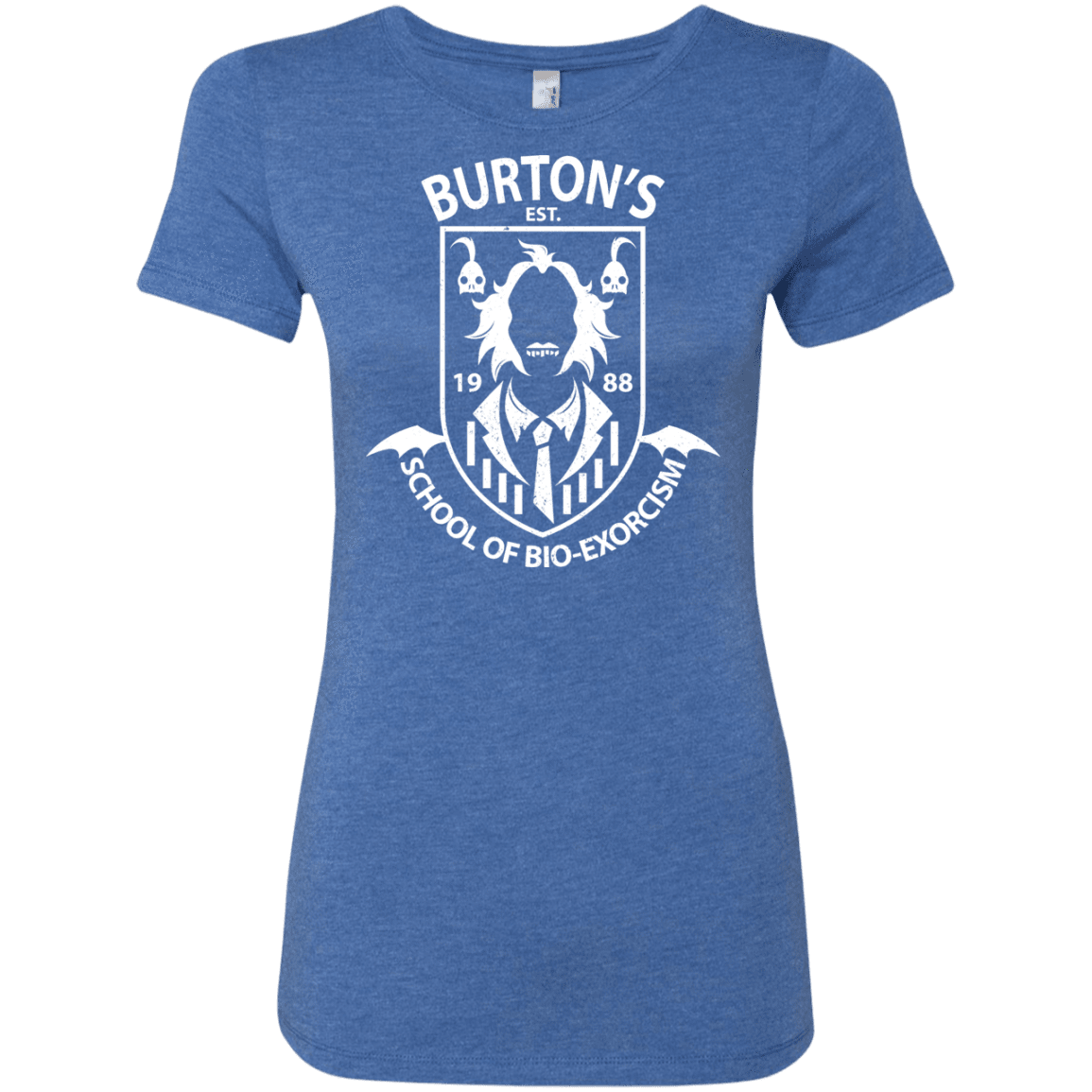 T-Shirts Vintage Royal / Small Burtons School of Bio Exorcism Women's Triblend T-Shirt