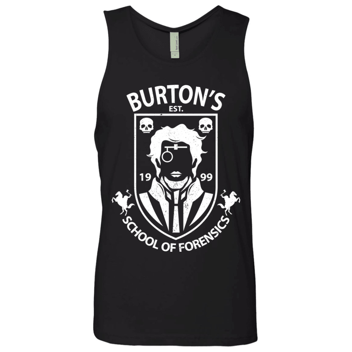 T-Shirts Black / Small Burtons School of Forensics Men's Premium Tank Top