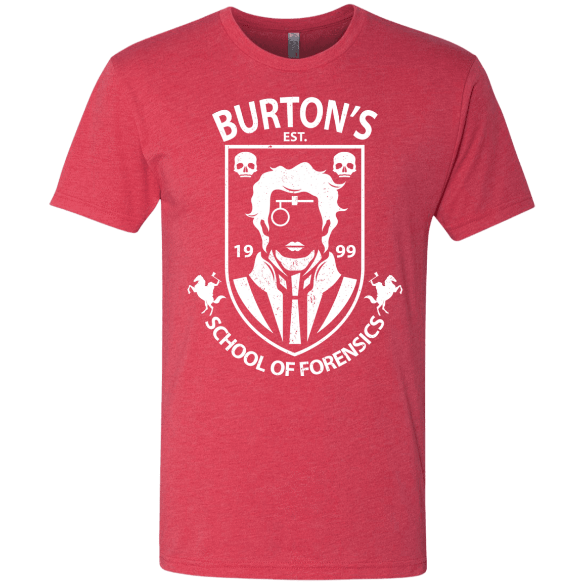 T-Shirts Vintage Red / Small Burtons School of Forensics Men's Triblend T-Shirt
