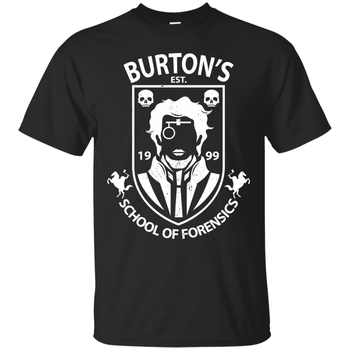 T-Shirts Black / Small Burtons School of Forensics T-Shirt