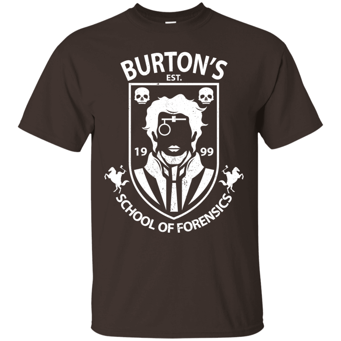 T-Shirts Dark Chocolate / Small Burtons School of Forensics T-Shirt