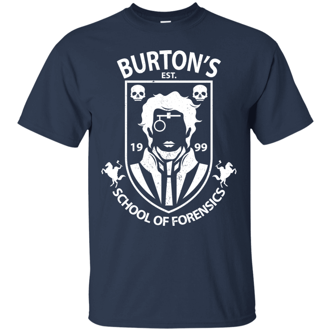 T-Shirts Navy / Small Burtons School of Forensics T-Shirt