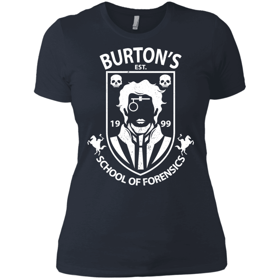 T-Shirts Indigo / X-Small Burtons School of Forensics Women's Premium T-Shirt