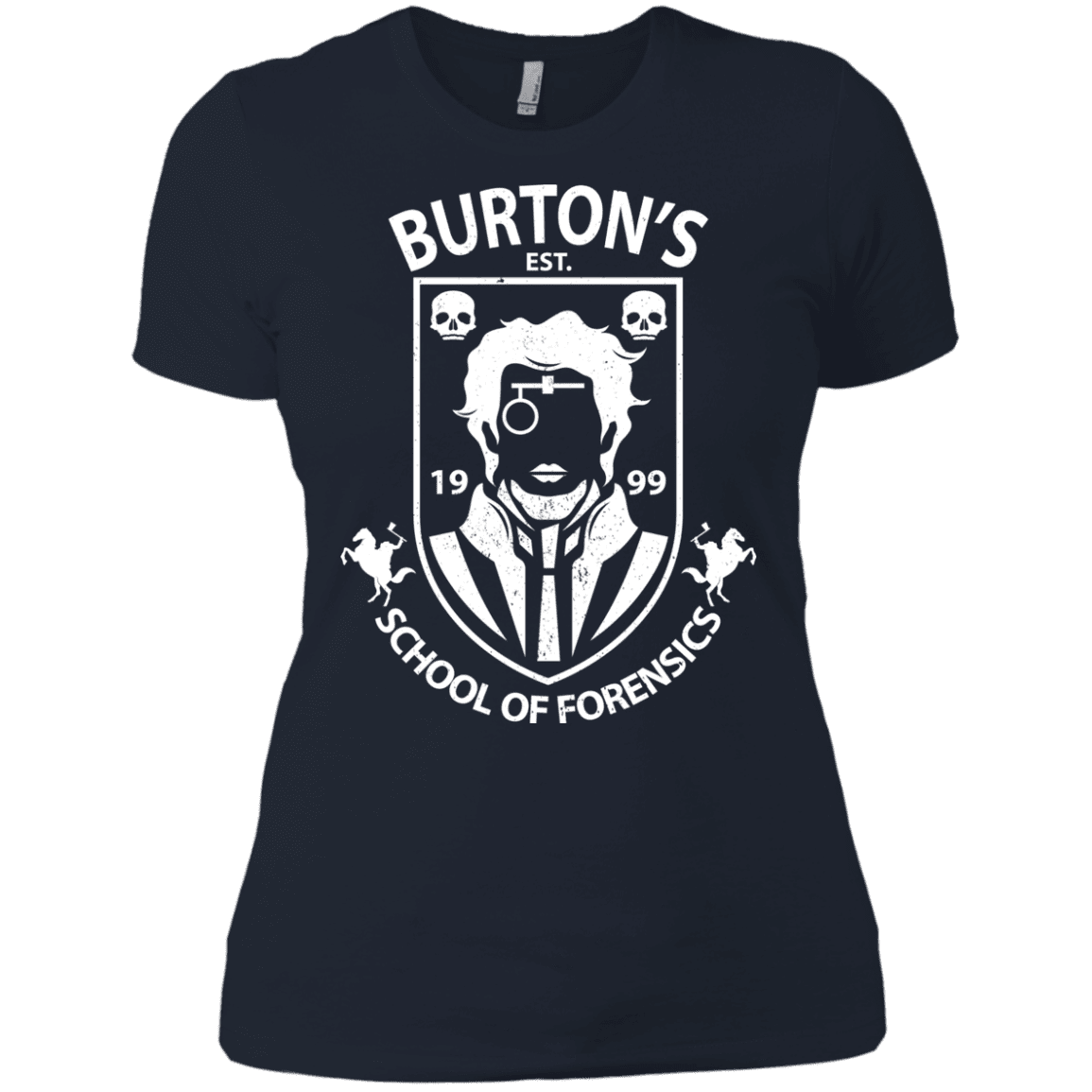 T-Shirts Midnight Navy / X-Small Burtons School of Forensics Women's Premium T-Shirt