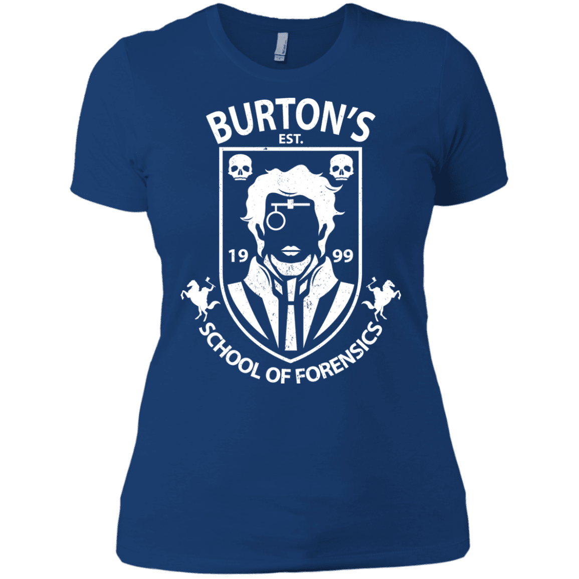 T-Shirts Royal / X-Small Burtons School of Forensics Women's Premium T-Shirt
