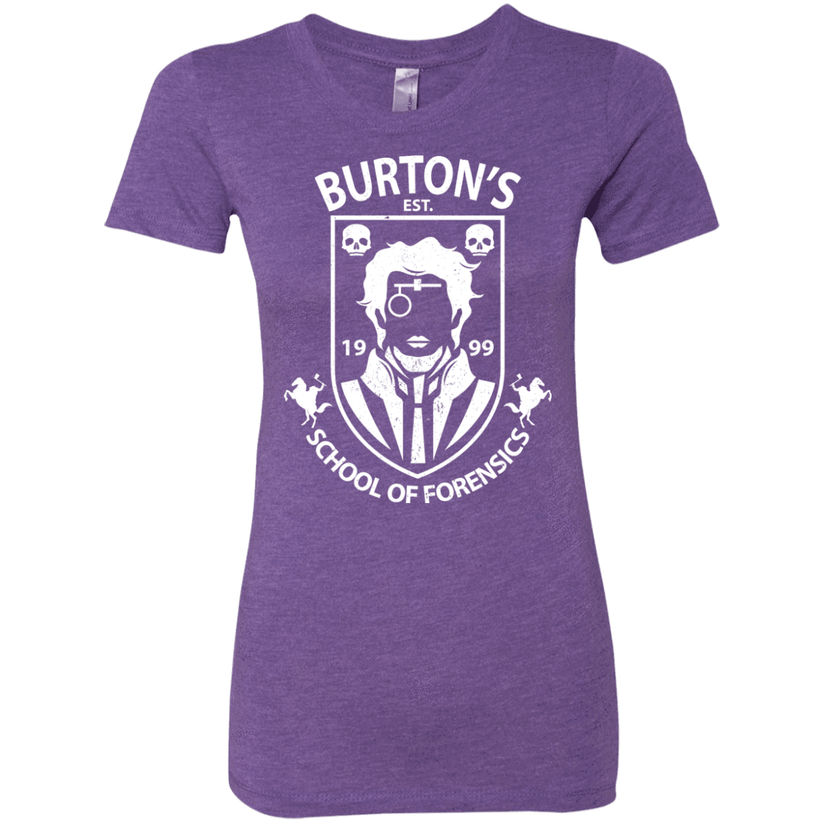 T-Shirts Purple Rush / Small Burtons School of Forensics Women's Triblend T-Shirt