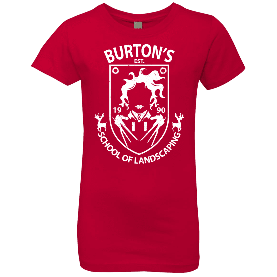 T-Shirts Red / YXS Burtons School of Landscaping Girls Premium T-Shirt