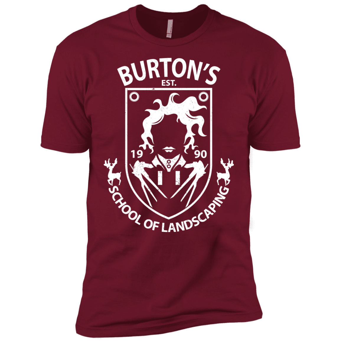T-Shirts Cardinal / X-Small Burtons School of Landscaping Men's Premium T-Shirt