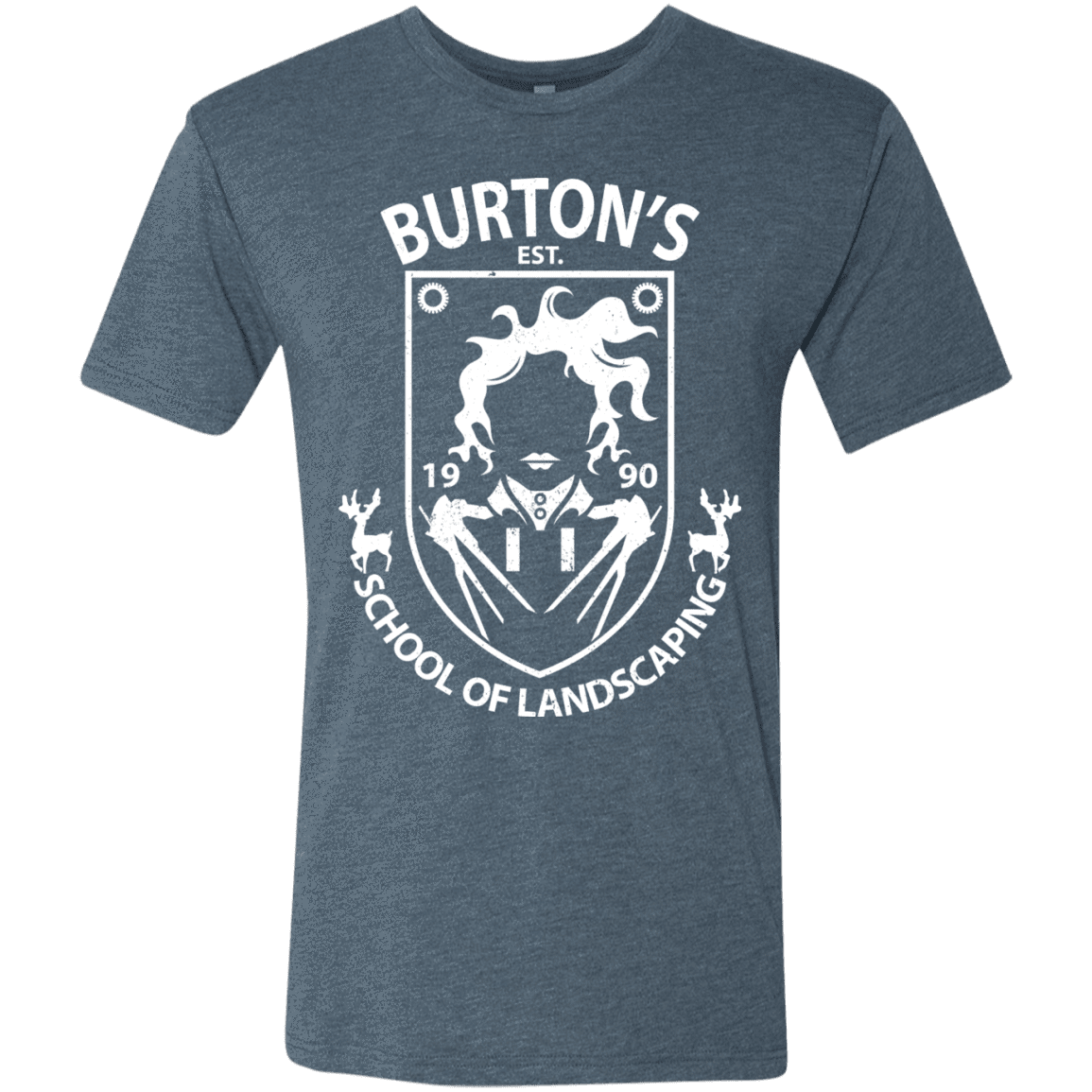 T-Shirts Indigo / Small Burtons School of Landscaping Men's Triblend T-Shirt