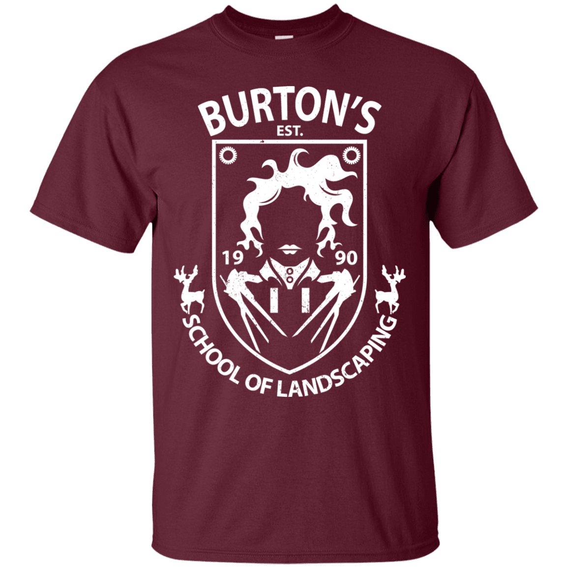 T-Shirts Maroon / Small Burtons School of Landscaping T-Shirt