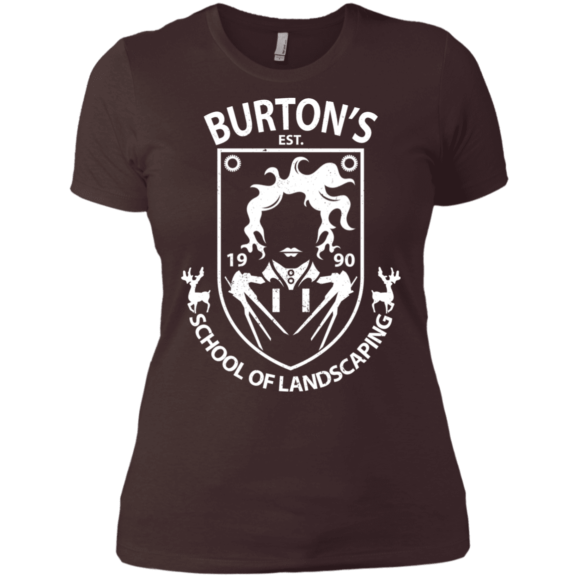 T-Shirts Dark Chocolate / X-Small Burtons School of Landscaping Women's Premium T-Shirt