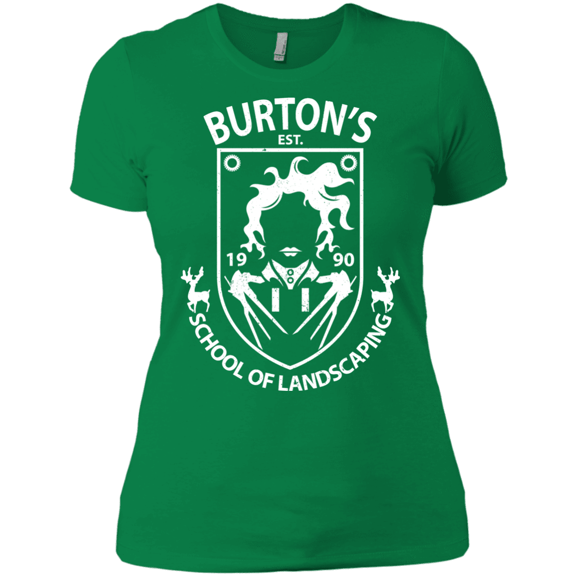 T-Shirts Kelly Green / X-Small Burtons School of Landscaping Women's Premium T-Shirt