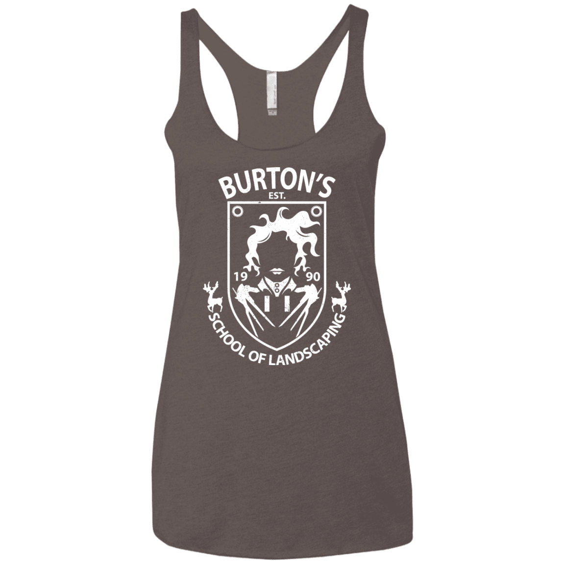 T-Shirts Macchiato / X-Small Burtons School of Landscaping Women's Triblend Racerback Tank