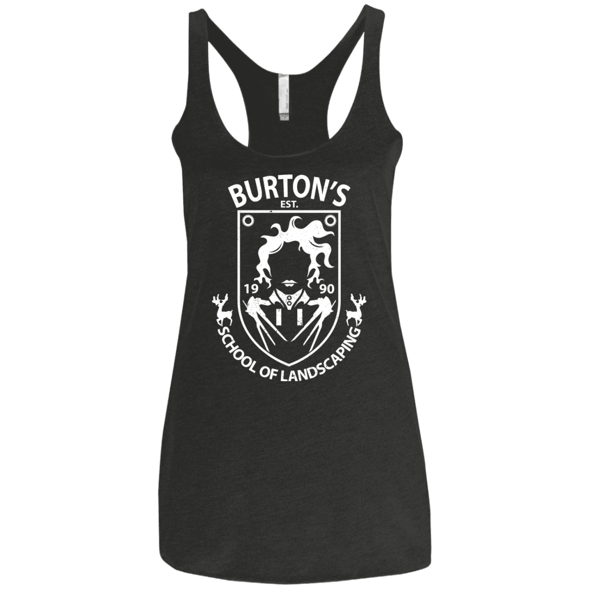 T-Shirts Vintage Black / X-Small Burtons School of Landscaping Women's Triblend Racerback Tank