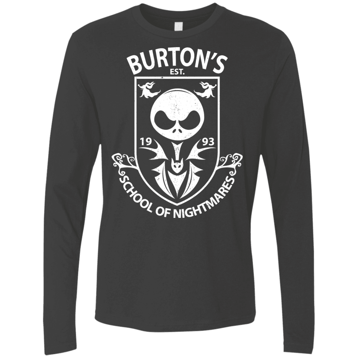 T-Shirts Heavy Metal / Small Burtons School of Nightmares Men's Premium Long Sleeve