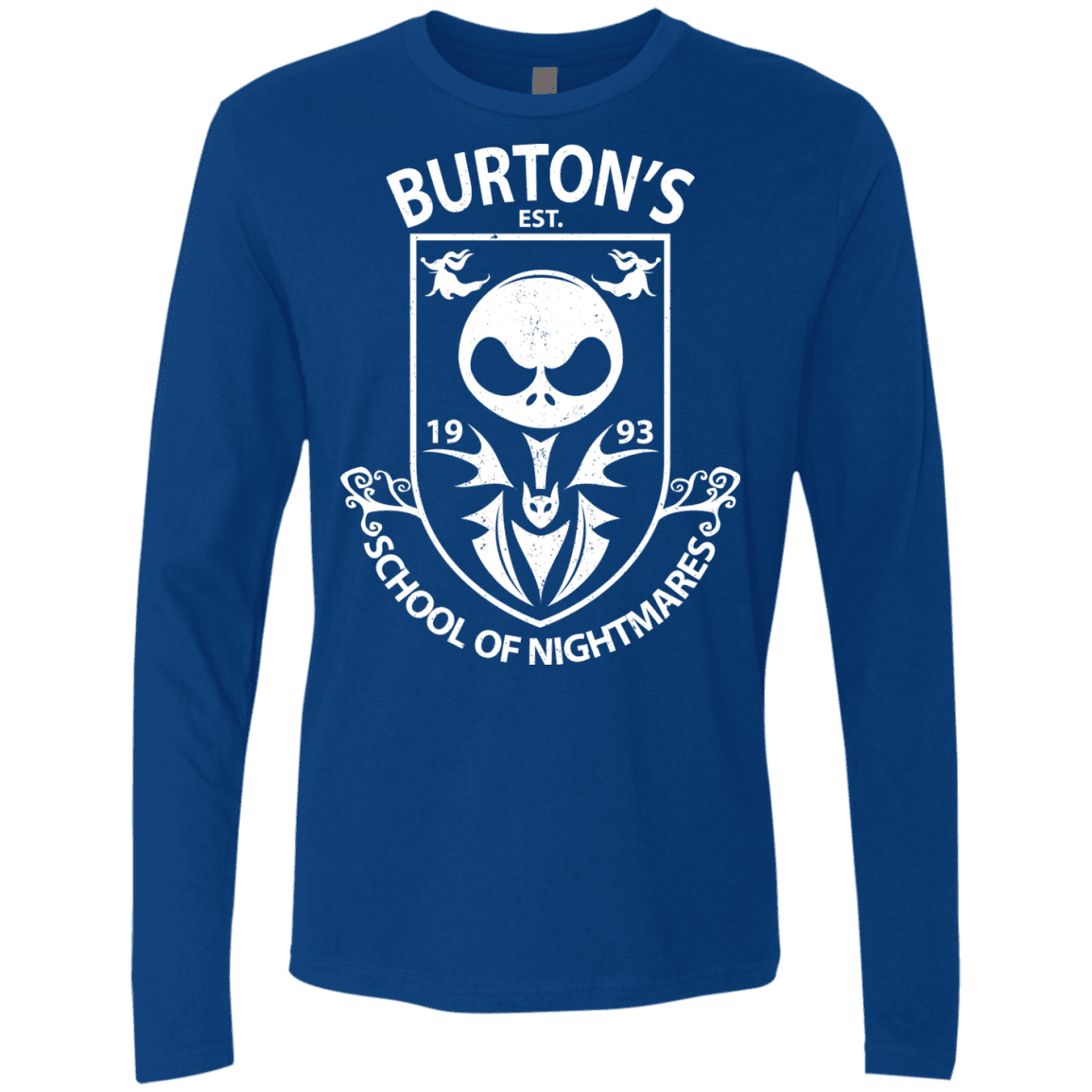 T-Shirts Royal / Small Burtons School of Nightmares Men's Premium Long Sleeve