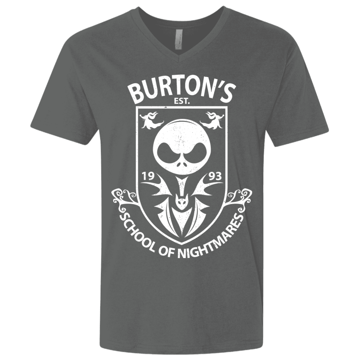 T-Shirts Heavy Metal / X-Small Burtons School of Nightmares Men's Premium V-Neck