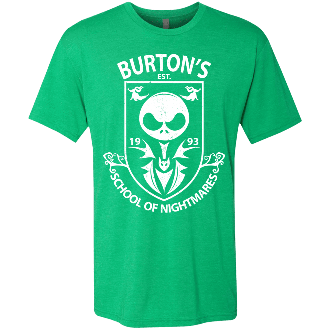 T-Shirts Envy / Small Burtons School of Nightmares Men's Triblend T-Shirt