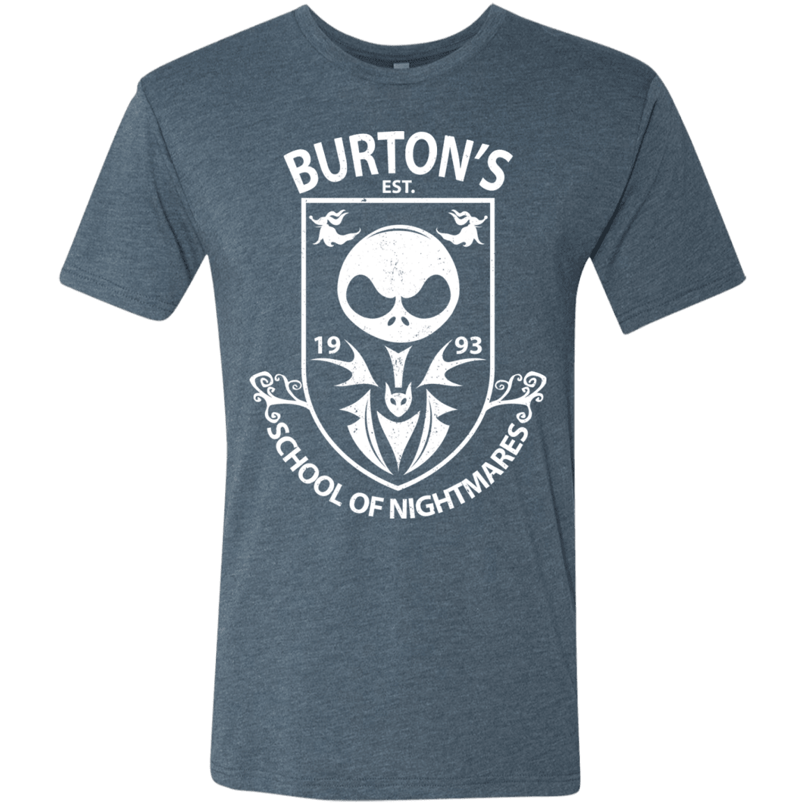 T-Shirts Indigo / Small Burtons School of Nightmares Men's Triblend T-Shirt