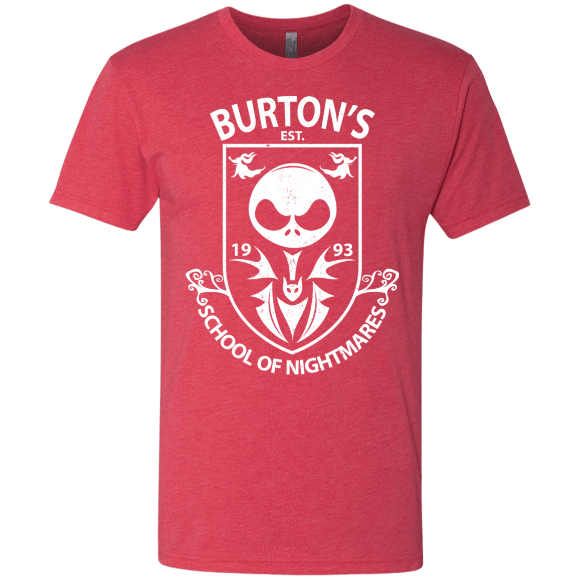 T-Shirts Vintage Red / Small Burtons School of Nightmares Men's Triblend T-Shirt