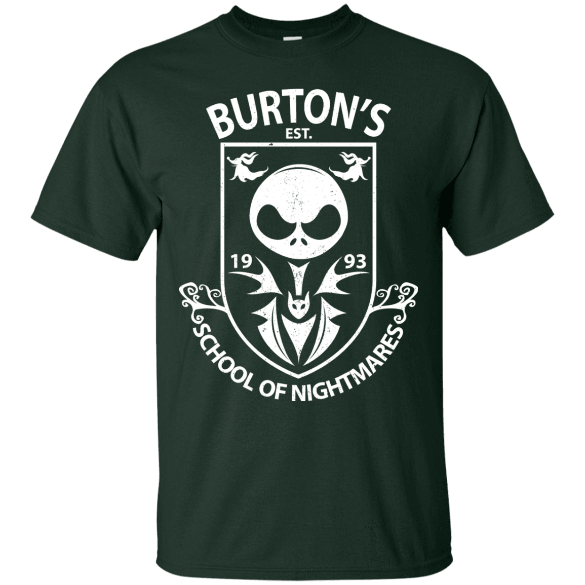 T-Shirts Forest Green / Small Burtons School of Nightmares T-Shirt