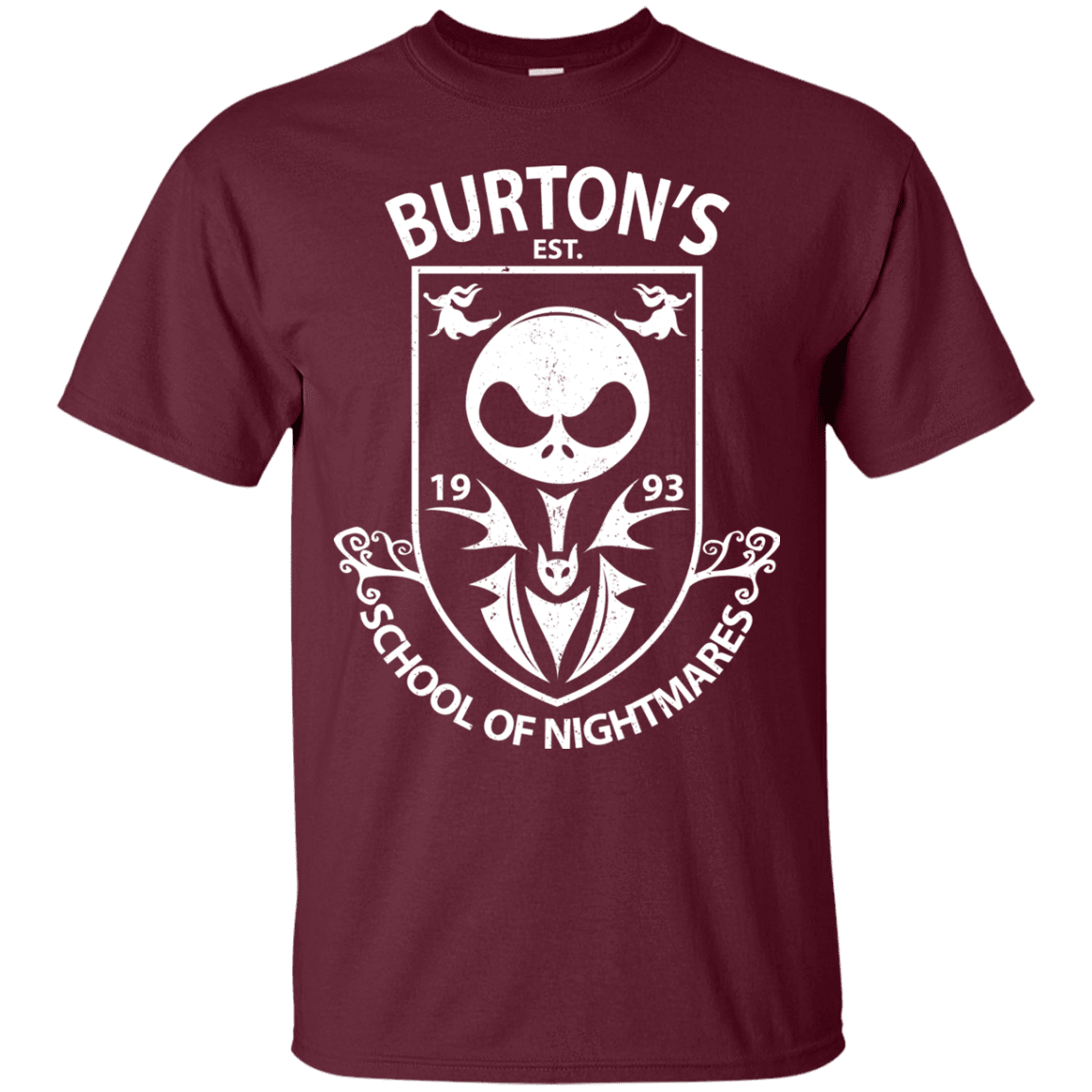T-Shirts Maroon / Small Burtons School of Nightmares T-Shirt