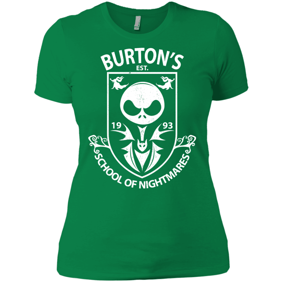 T-Shirts Kelly Green / X-Small Burtons School of Nightmares Women's Premium T-Shirt