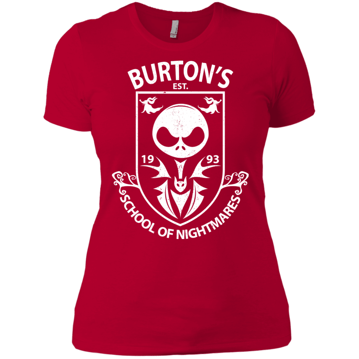 T-Shirts Red / X-Small Burtons School of Nightmares Women's Premium T-Shirt