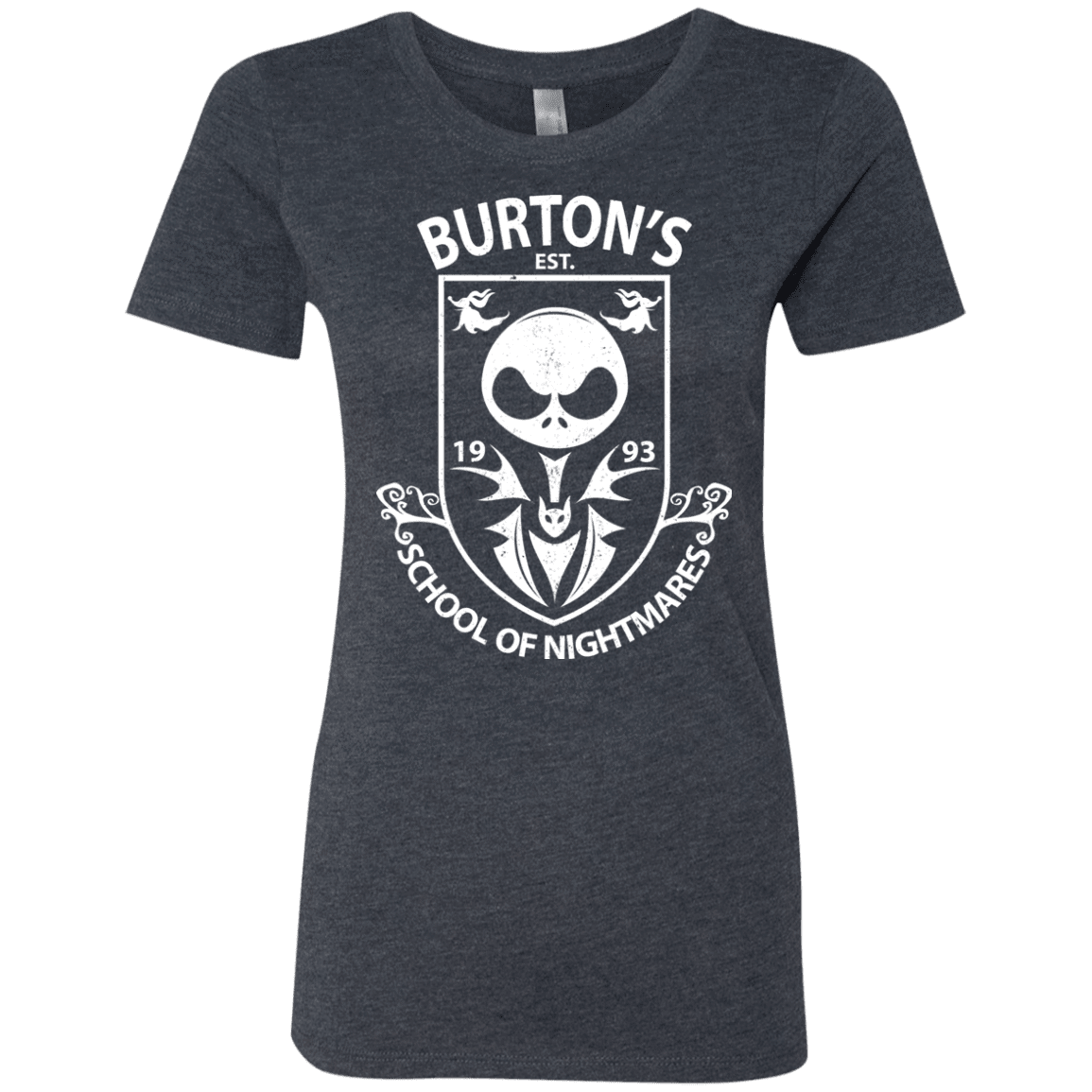 T-Shirts Vintage Navy / Small Burtons School of Nightmares Women's Triblend T-Shirt