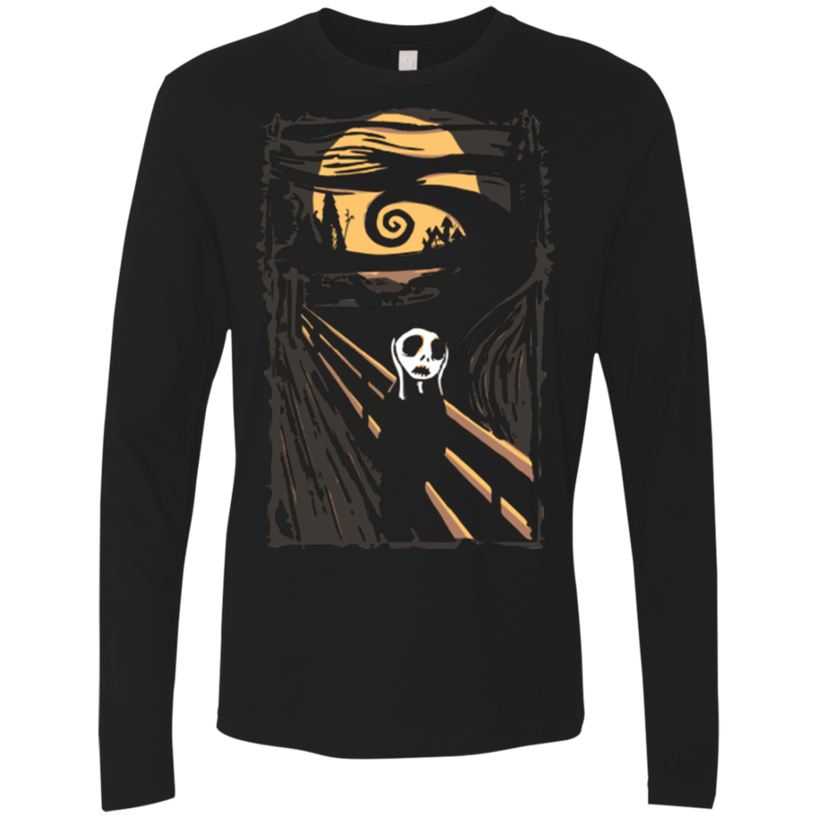 T-Shirts Black / Small Burtons Scream Men's Premium Long Sleeve