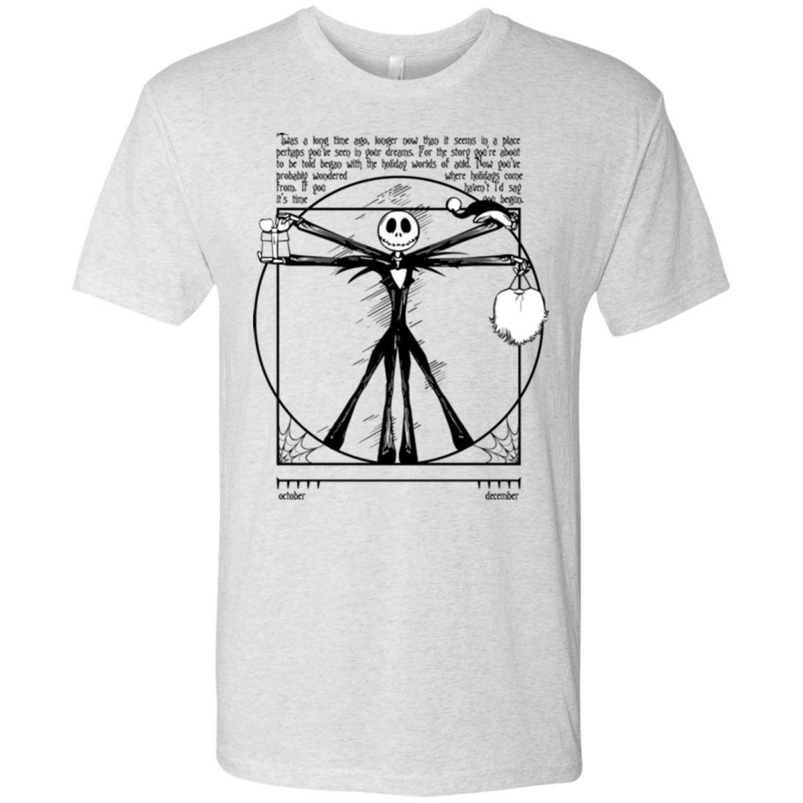 T-Shirts Heather White / Small Burtruvian Man Men's Triblend T-Shirt