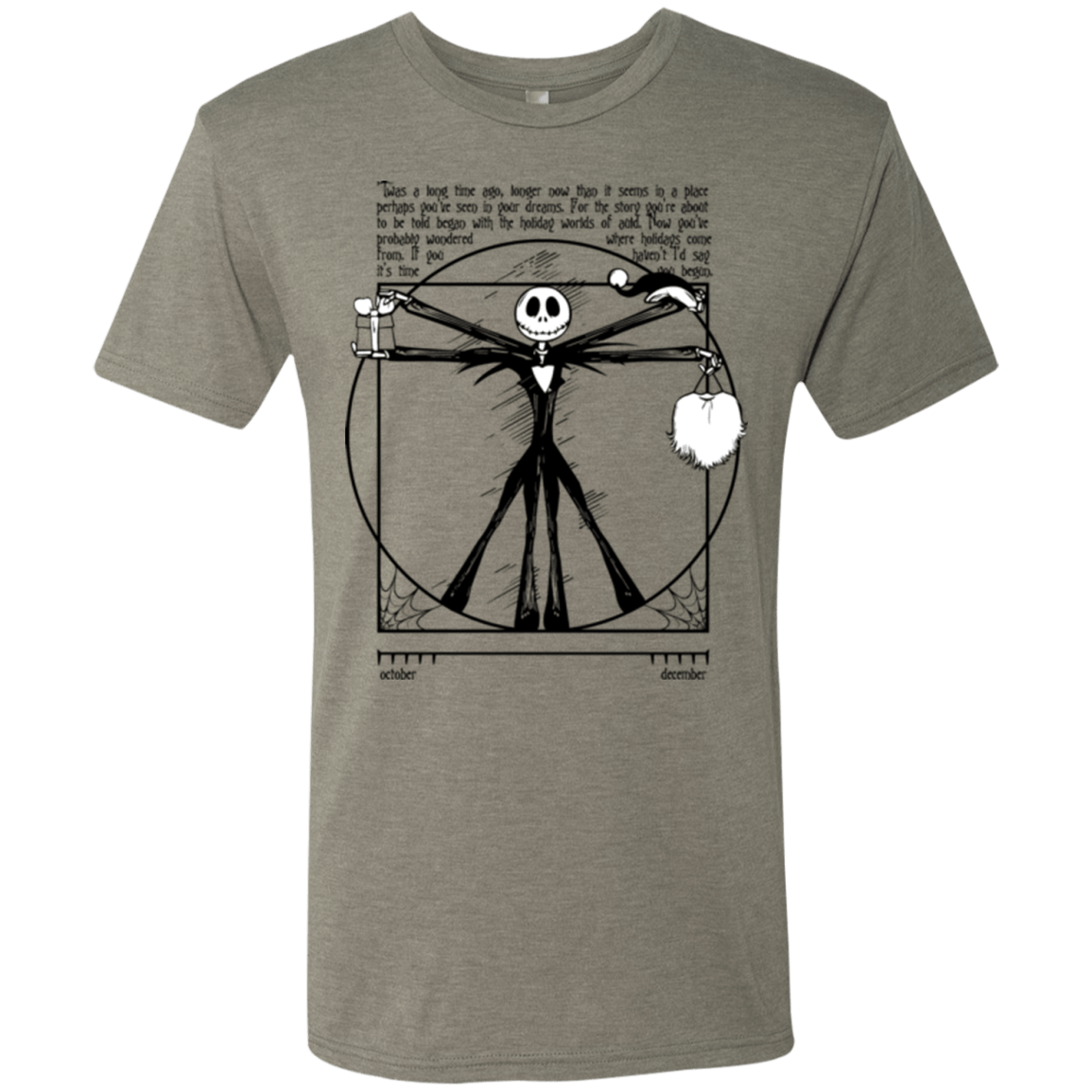 T-Shirts Venetian Grey / Small Burtruvian Man Men's Triblend T-Shirt